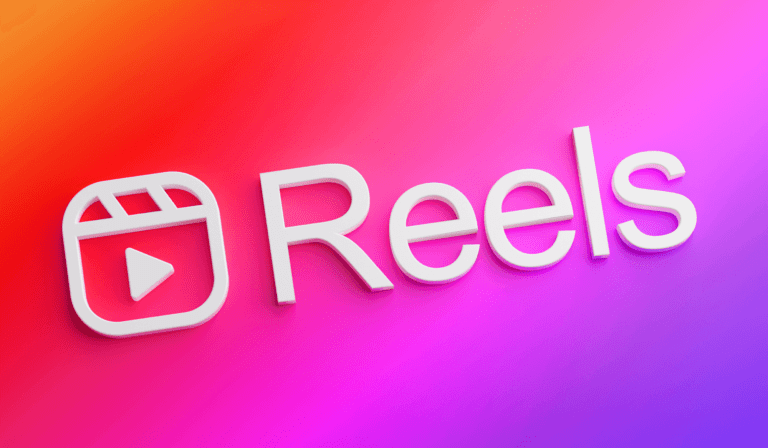 لوگوی ریلز reels با رنگ بندی اینستاگرام